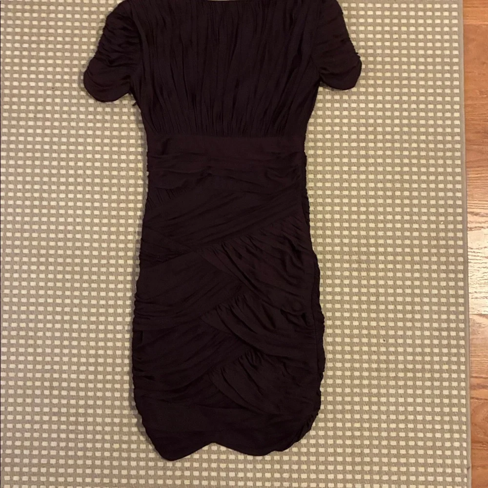 Gorgeous NWT ruched plum dress - Picture 5 of 7